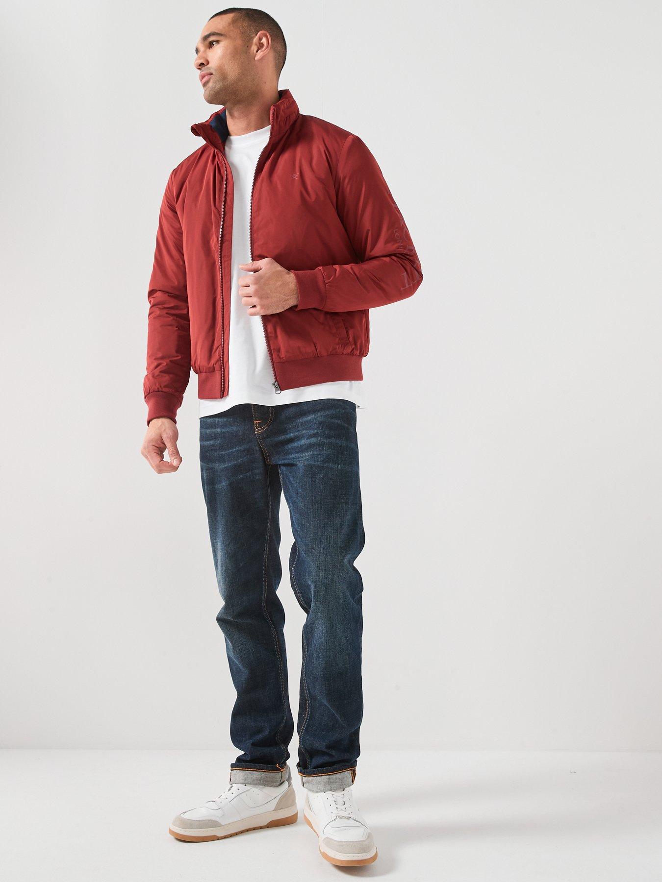 Image 3 of 6 of Hackett Heritage Windbreaker Jacket - Red