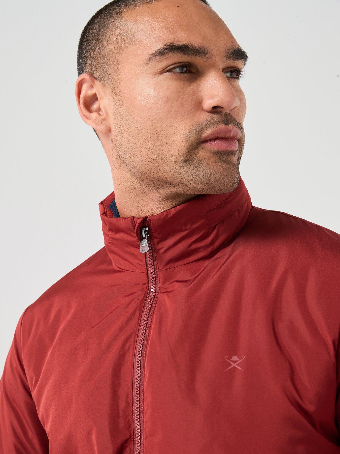 Image 4 of 6 of Hackett Heritage Windbreaker Jacket - Red