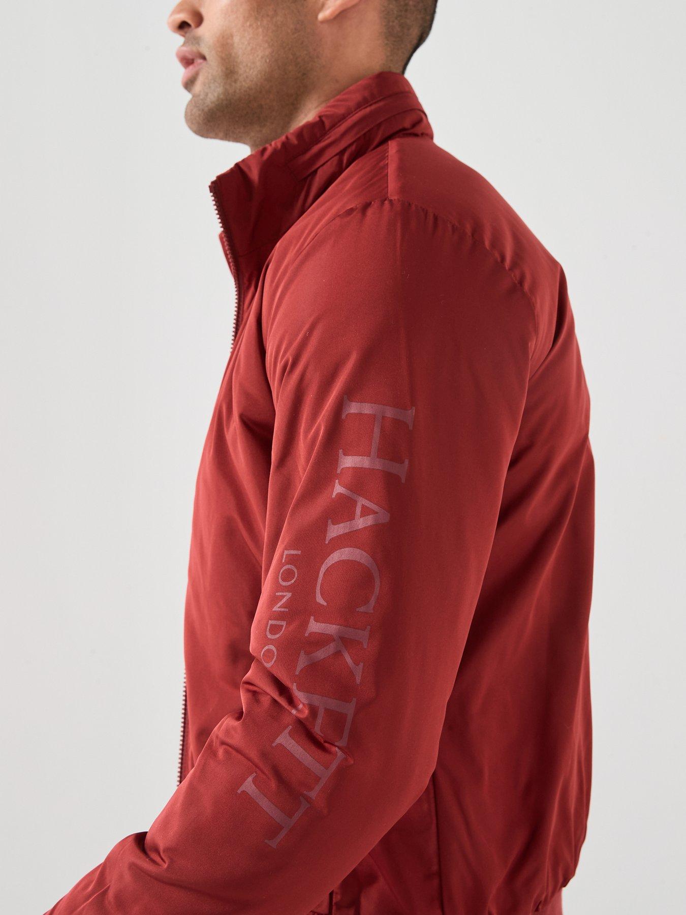 Image 5 of 6 of Hackett Heritage Windbreaker Jacket - Red