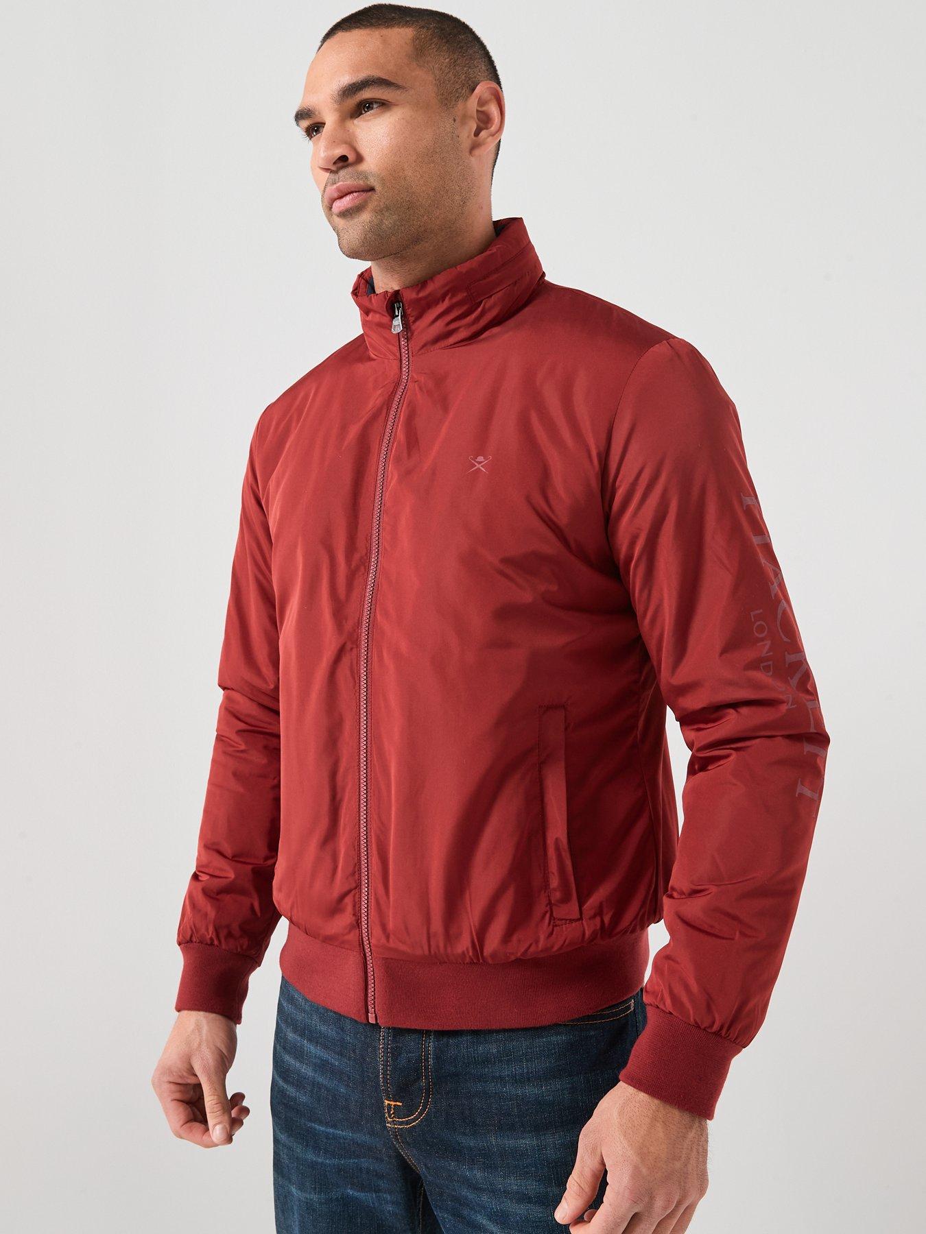 Image 6 of 6 of Hackett Heritage Windbreaker Jacket - Red