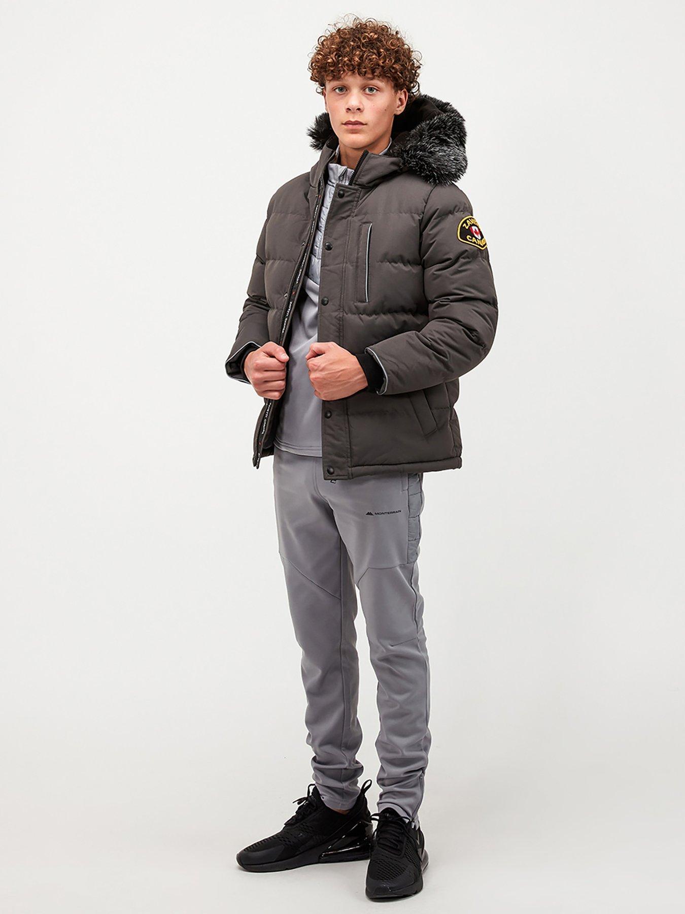 Zavetti Canada Junior Oshawa Reflective 2.0 Parka Jacket - Grey | very ...