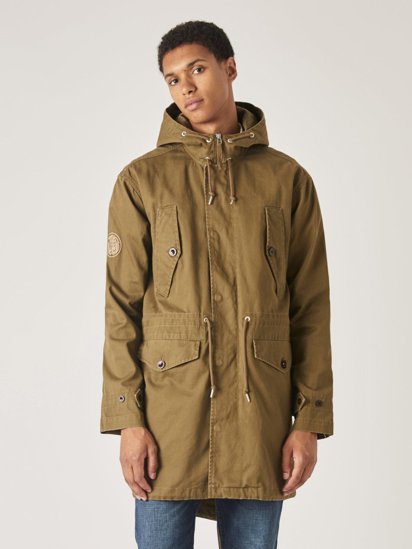 Pretty green cheap hooded parka