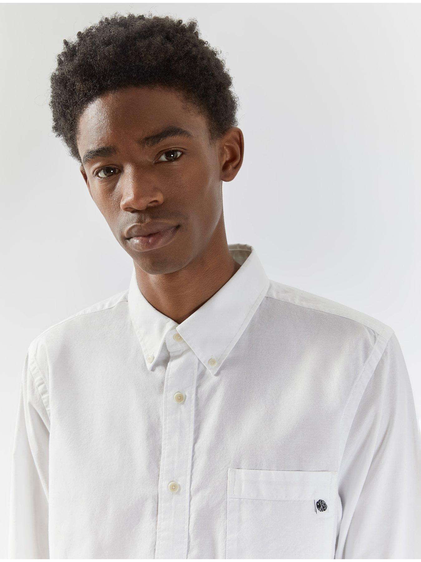 Pretty Green Icon Small Logo Oxford Shirt | very.co.uk