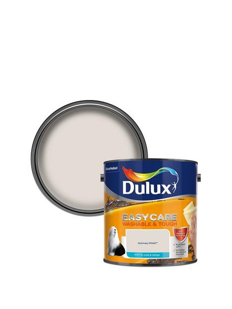 dulux-easycare-washable-and-tough-matt-emulsion-paint-ndash-nutmeg-white-ndash-25-litre-tin