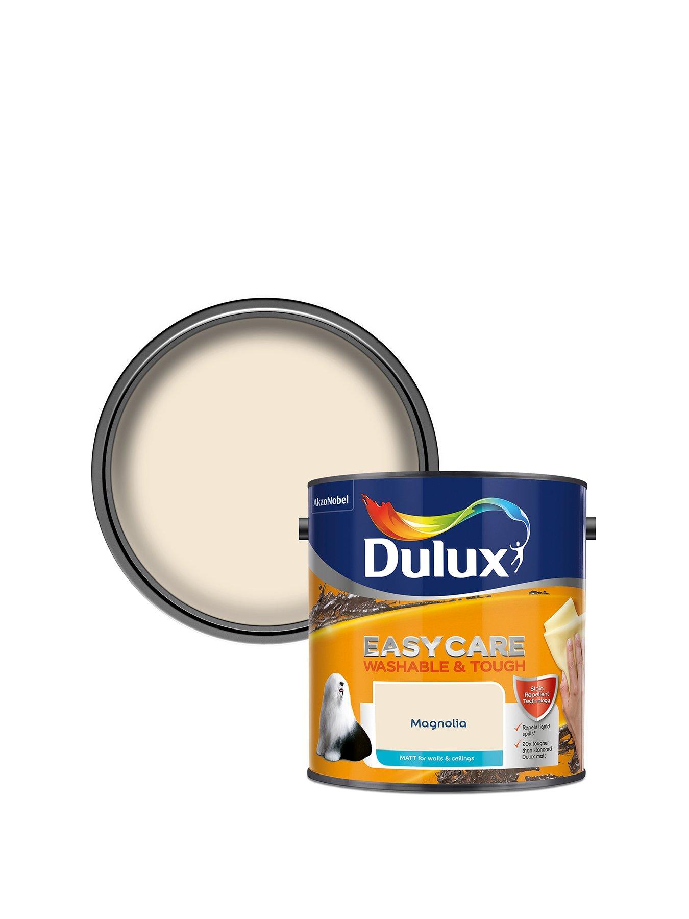Dulux Easycare Washable and Tough Matt Emulsion Paint Magnolia 2.5