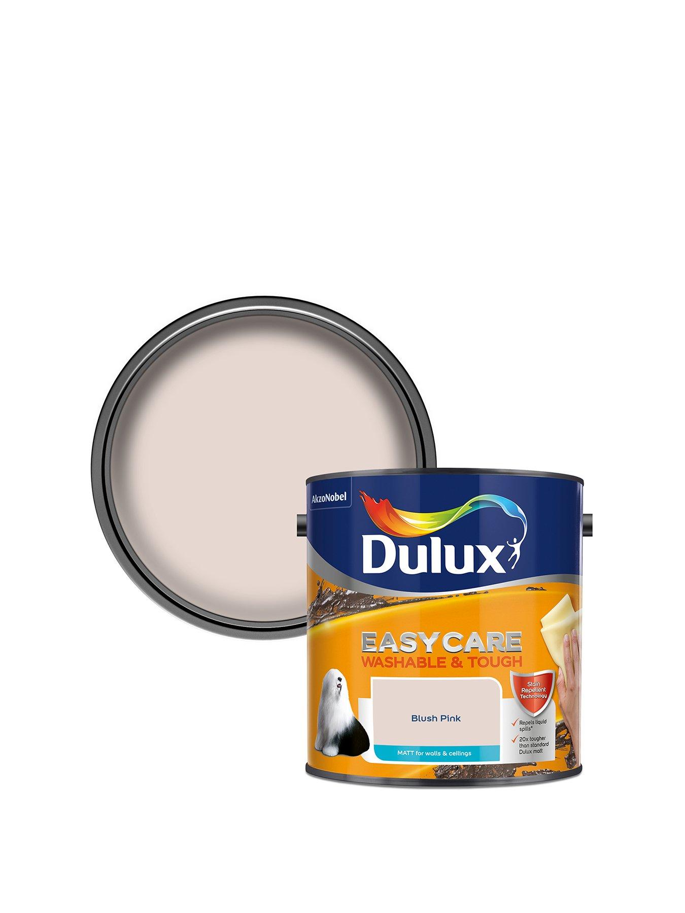 Dulux Easycare Washable and Tough Matt Emulsion Paint Blush Pink 2.