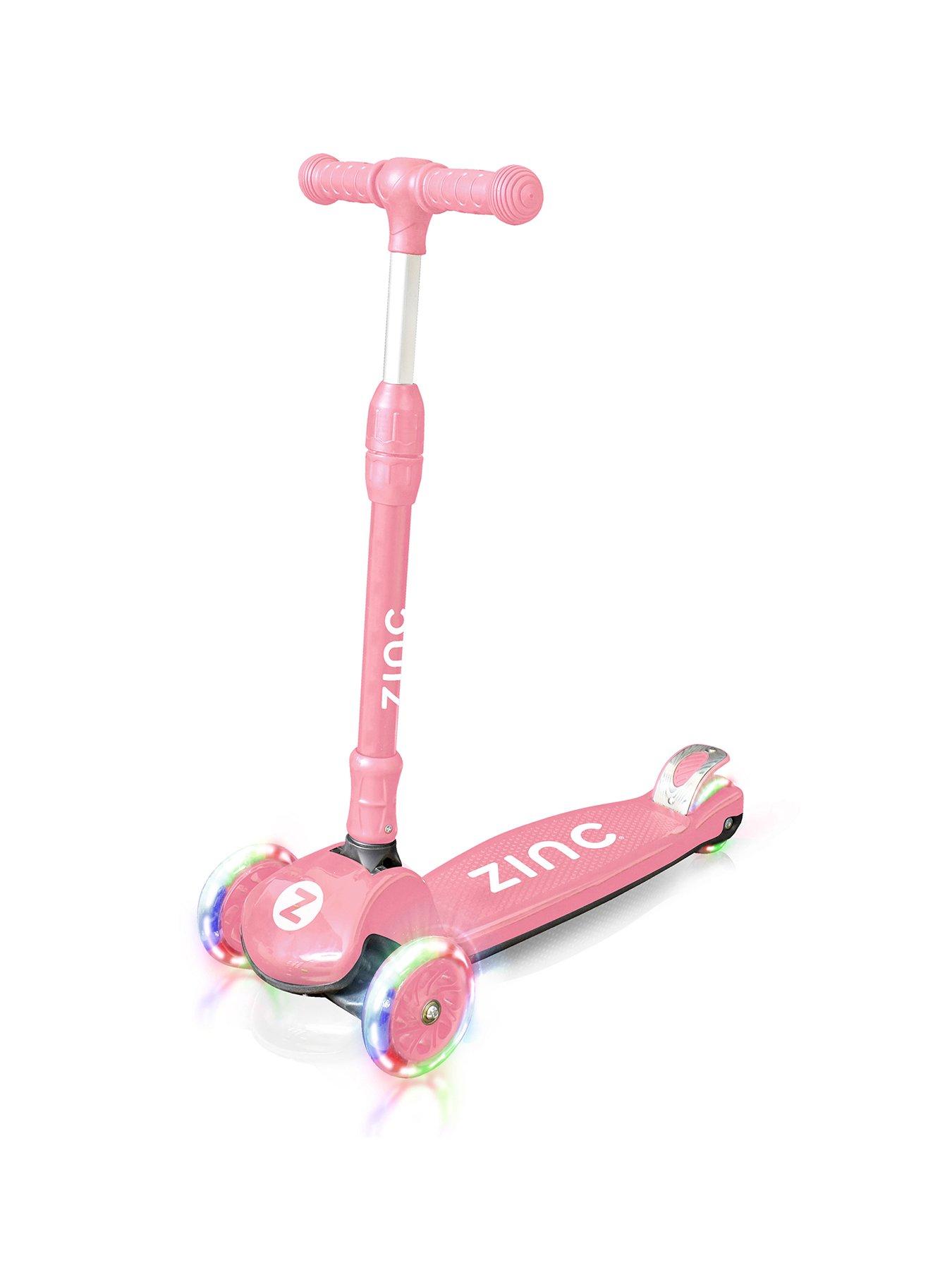 Full light deals up pink scooter