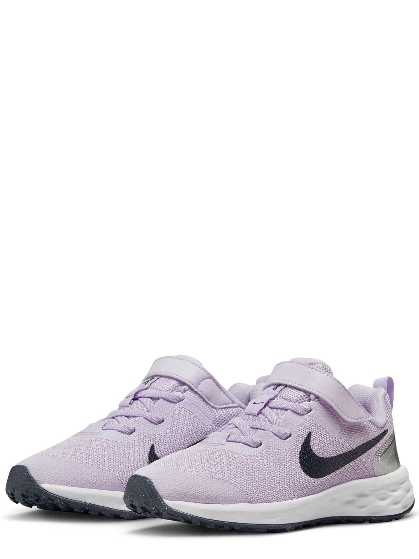 Girls purple store nike trainers