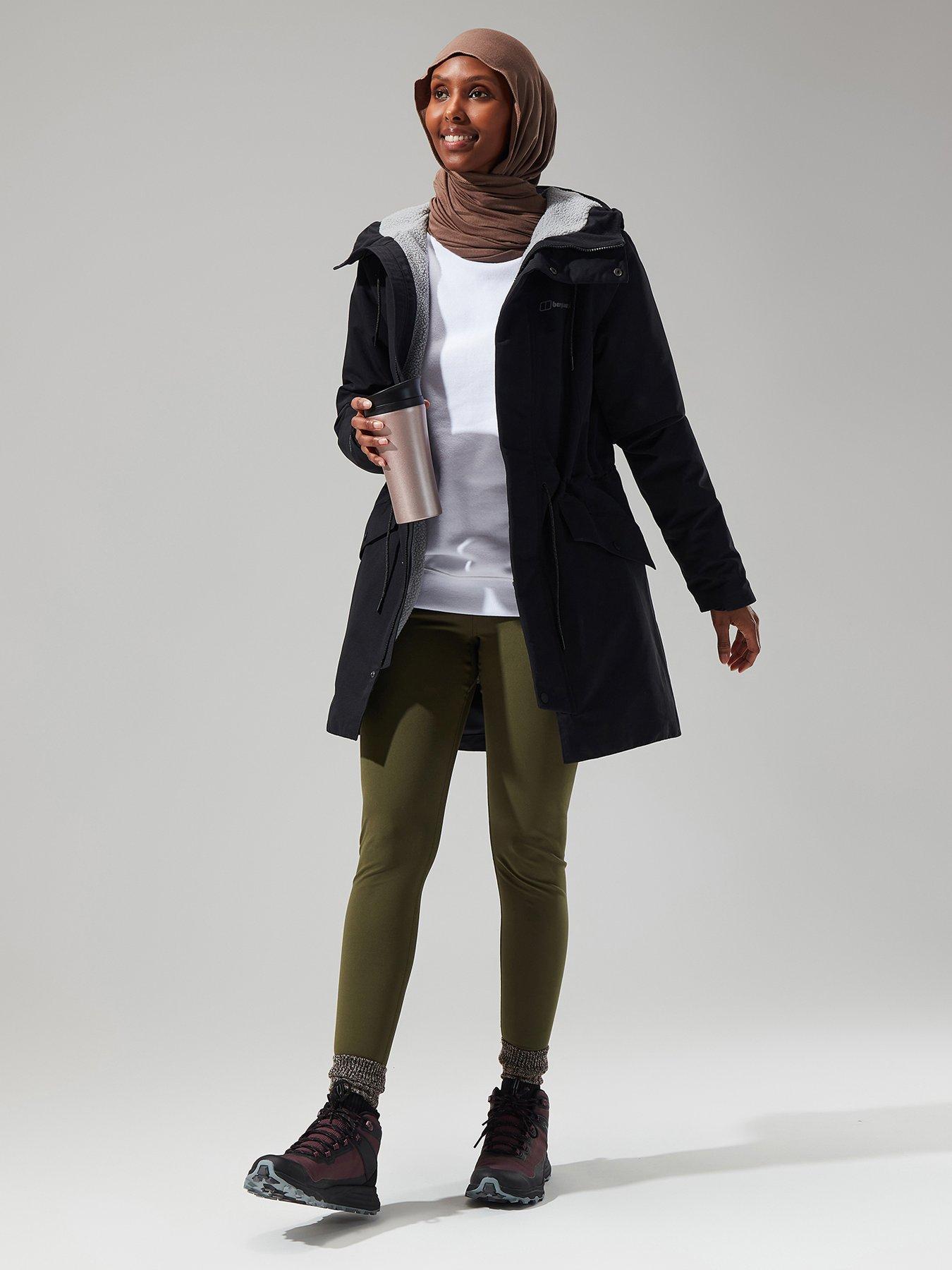 Grey store hooded parka