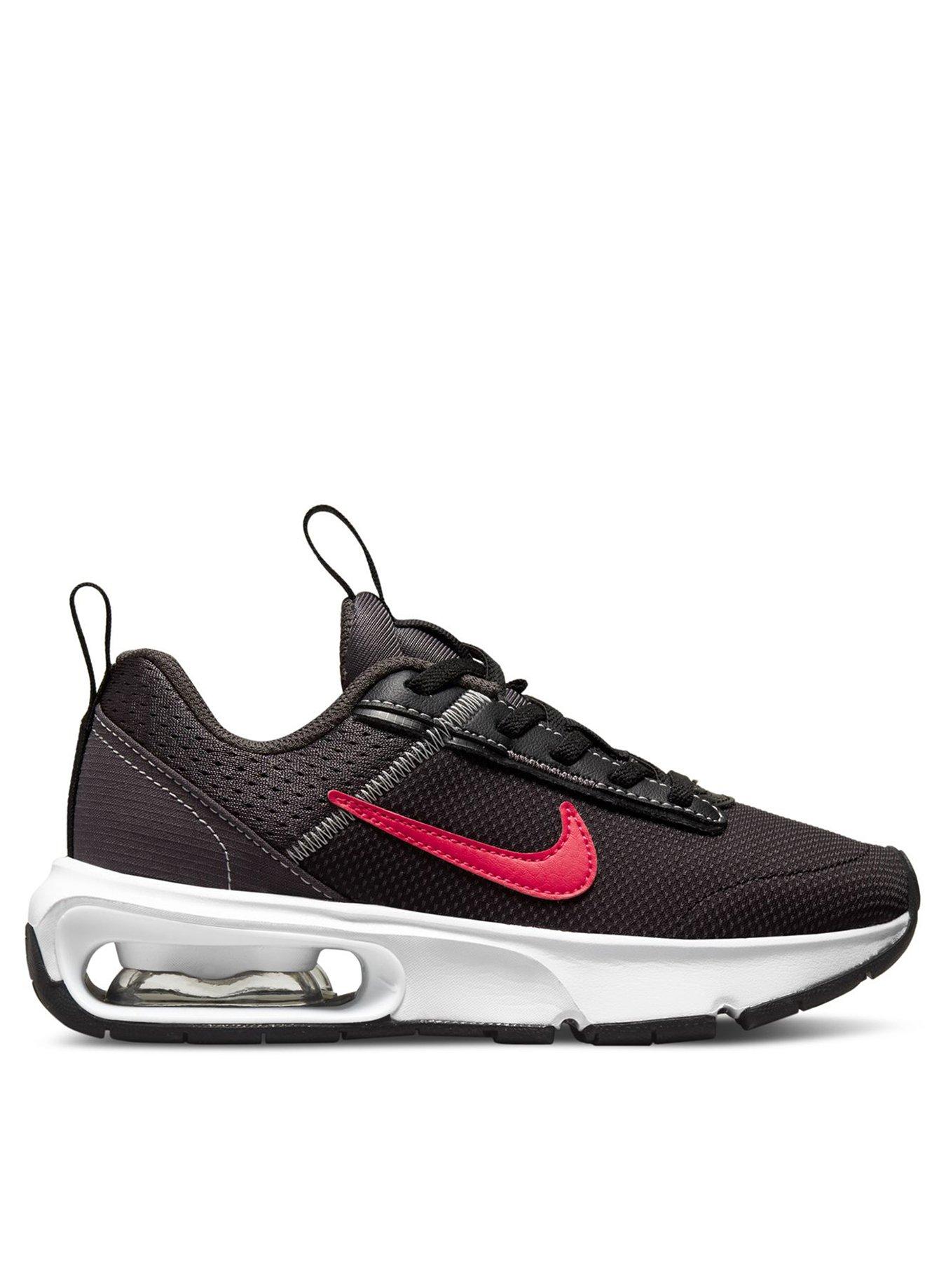 Nike Air Max Intrlk Kids Unisex Trainers Black Red very