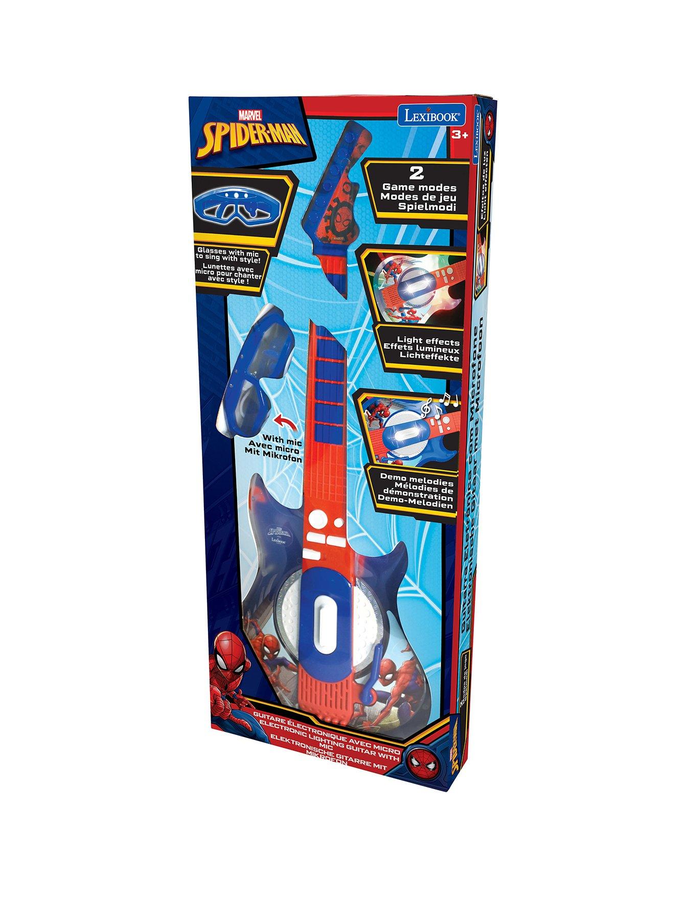 Image 2 of 6 of Spiderman Electric Guitar with Light Up Glasses - Spider-Man