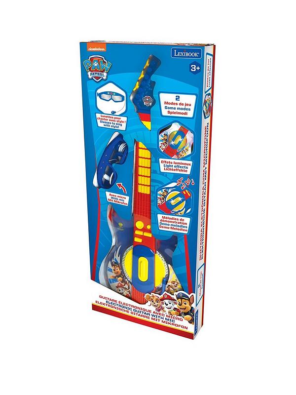 Image 2 of 6 of Paw Patrol Electric Guitar with Light Up Glasses - Paw Patrol