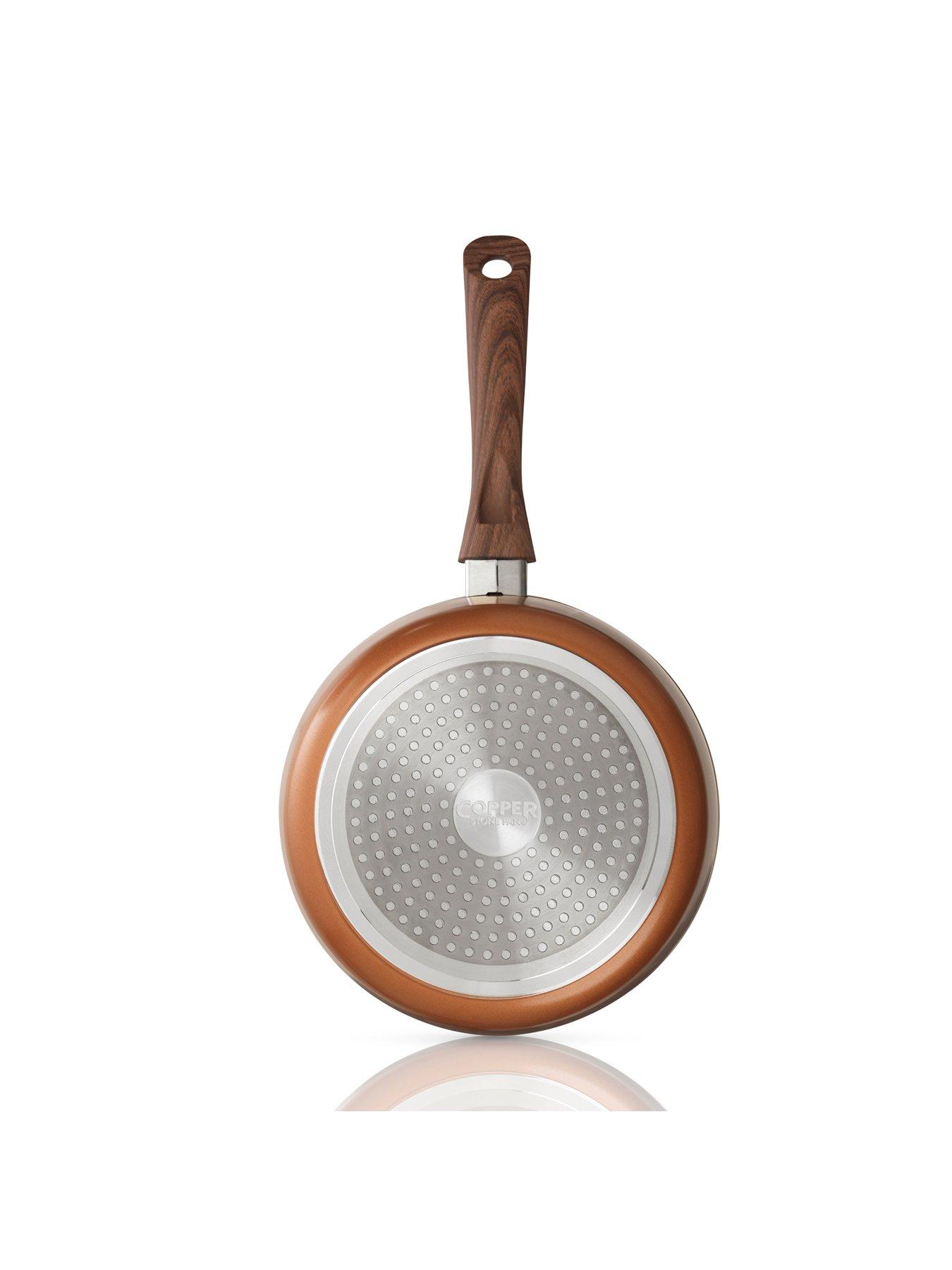 Image 4 of 6 of JML Copper Stone Saucepan Set with Lids