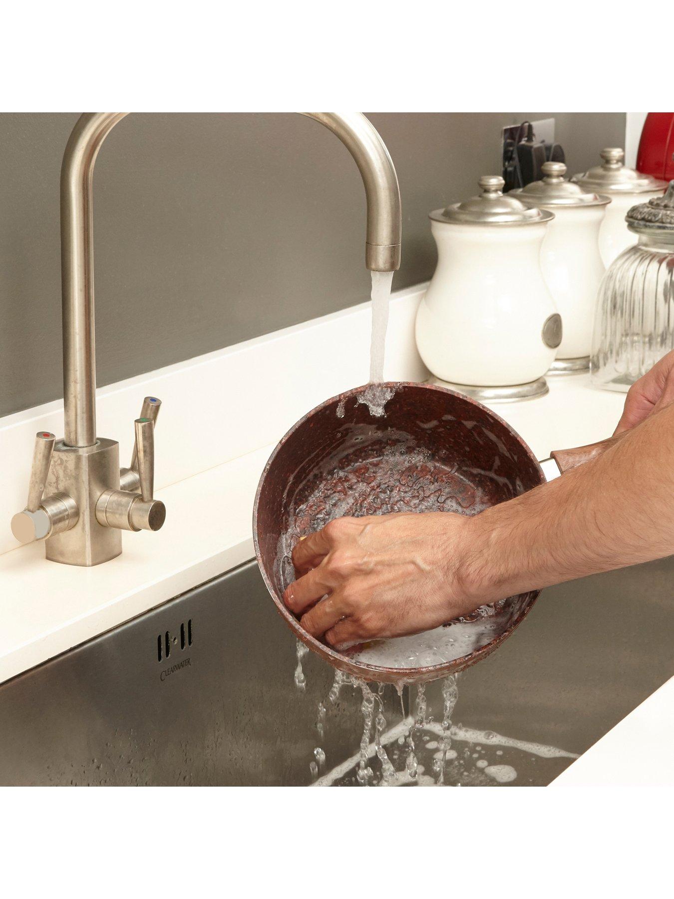 Image 6 of 6 of JML Copper Stone Saucepan Set with Lids