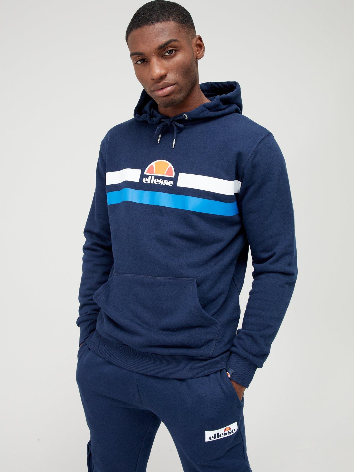 Ellesse Alroni Pullover Hoodie - Navy | very.co.uk