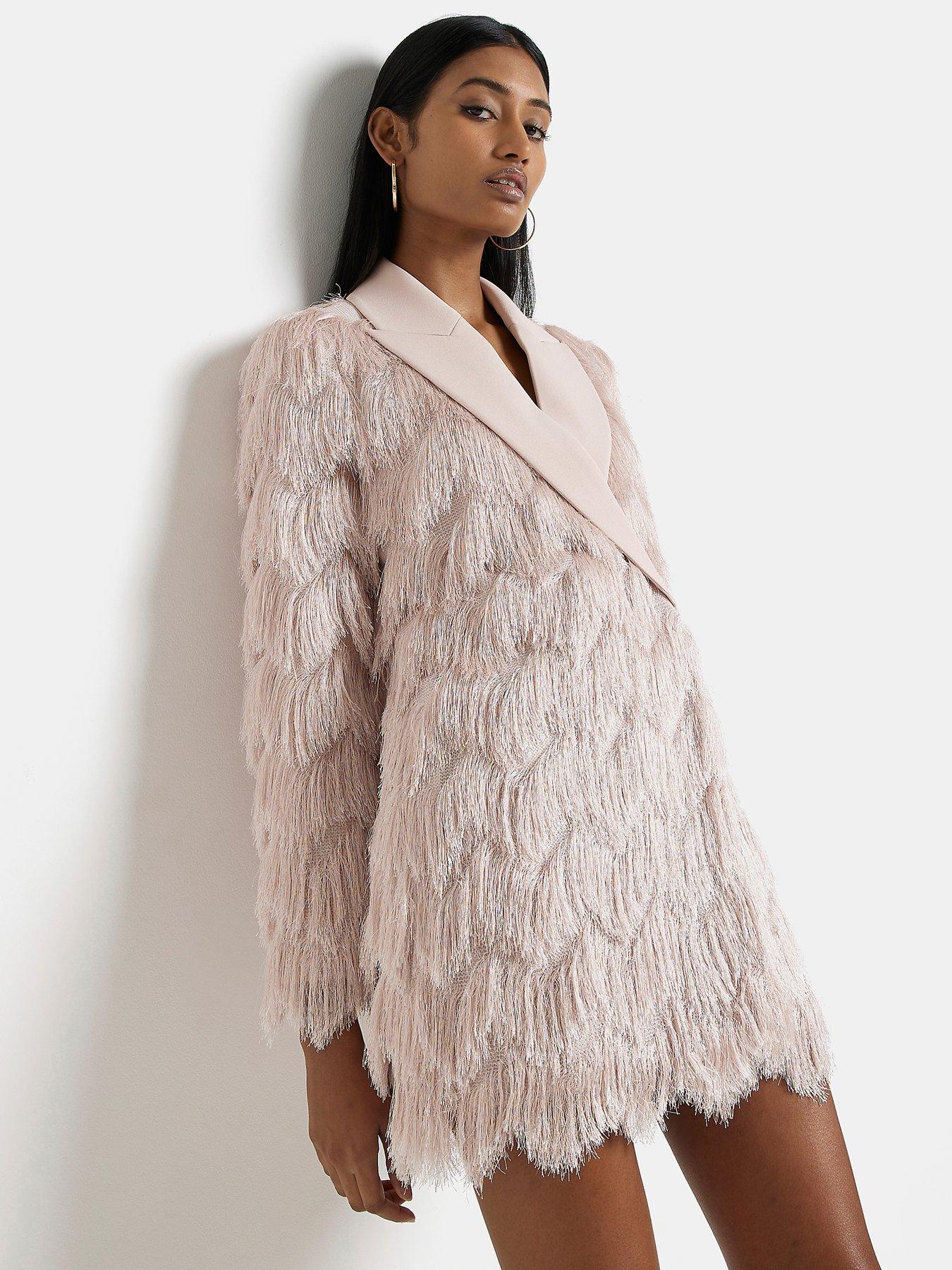 pink cardigan dress river island