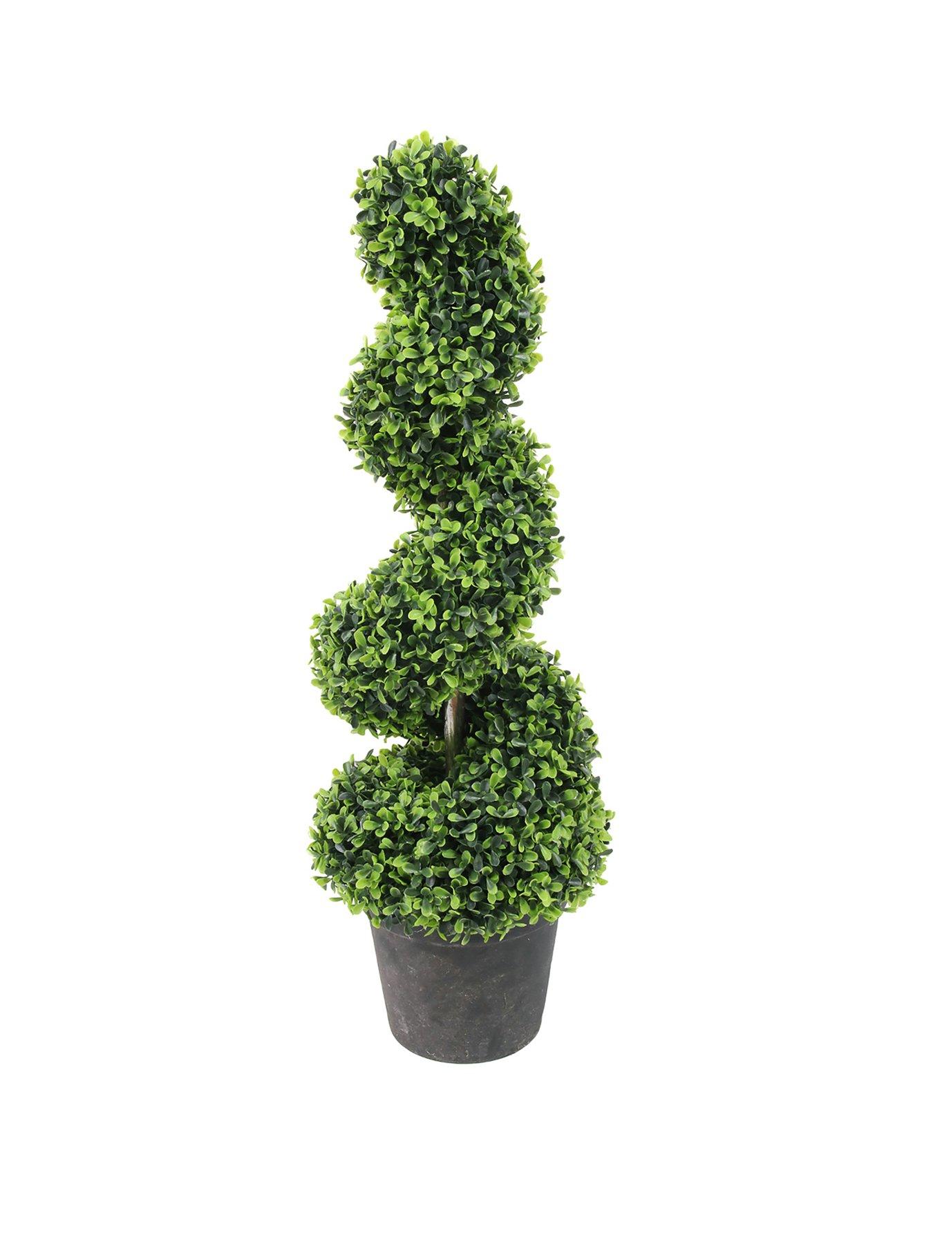 Product photograph of Gardenwize Solar Twist Topiary Light In Pot from very.co.uk