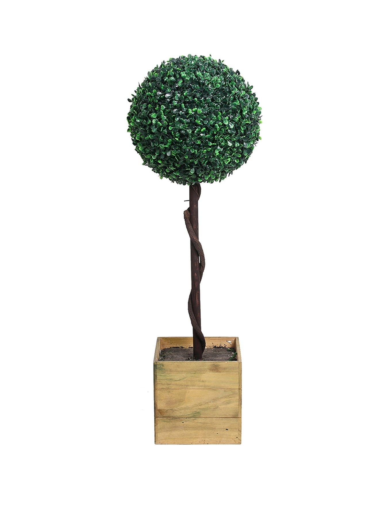 Product photograph of Gardenwize Solar Bay Single Ball Tree In Pot from very.co.uk