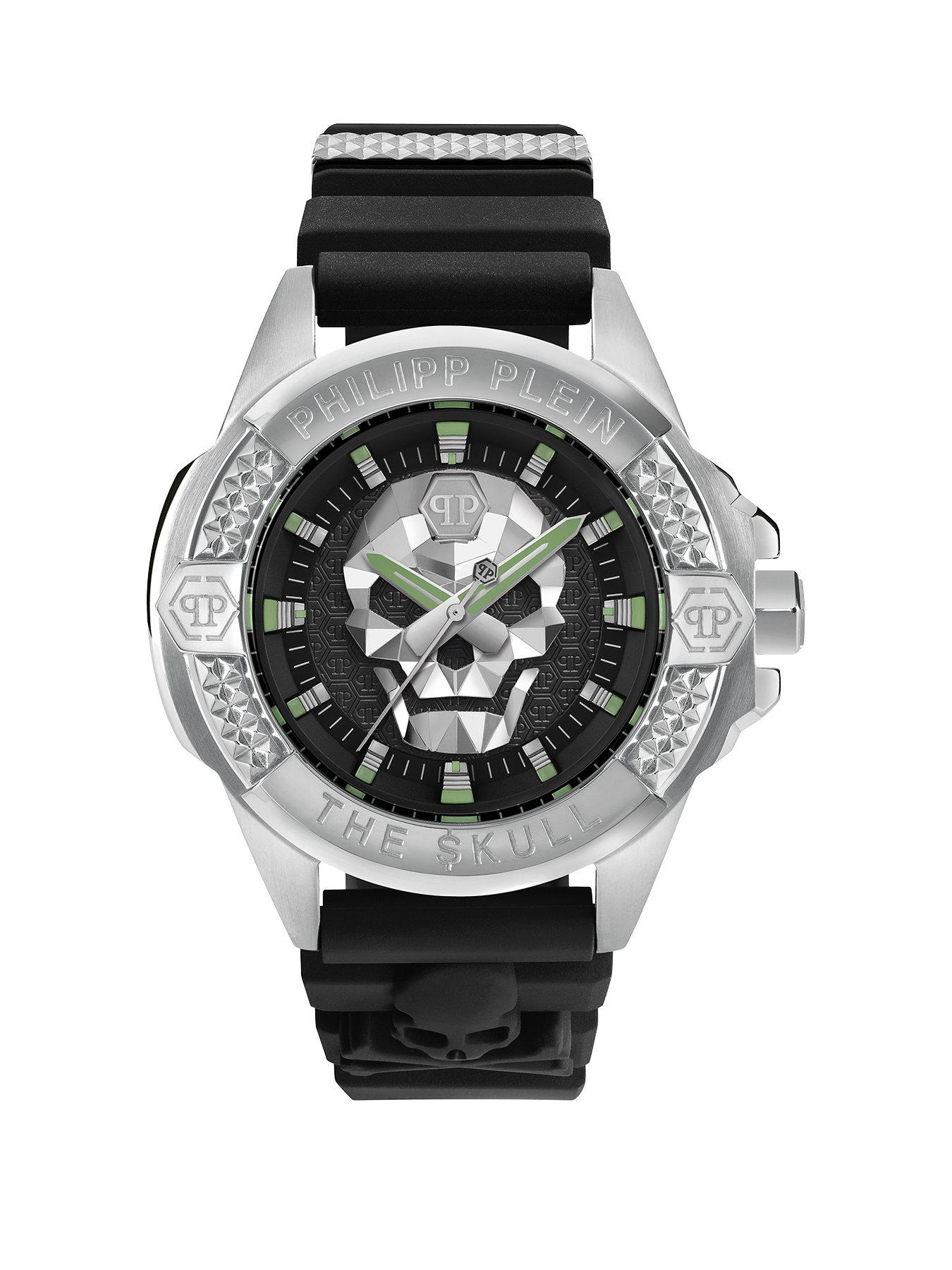 Product photograph of Philipp Plein The Kull Mens Watch from very.co.uk