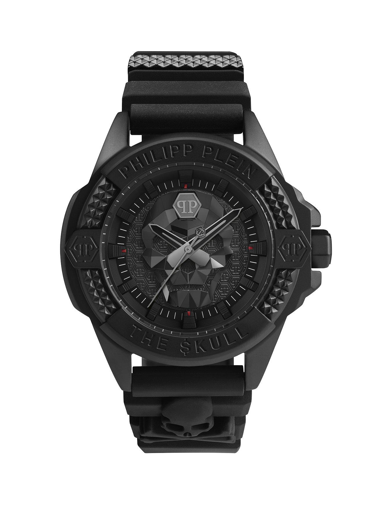 Product photograph of Philipp Plein The Kull Mens Watch from very.co.uk