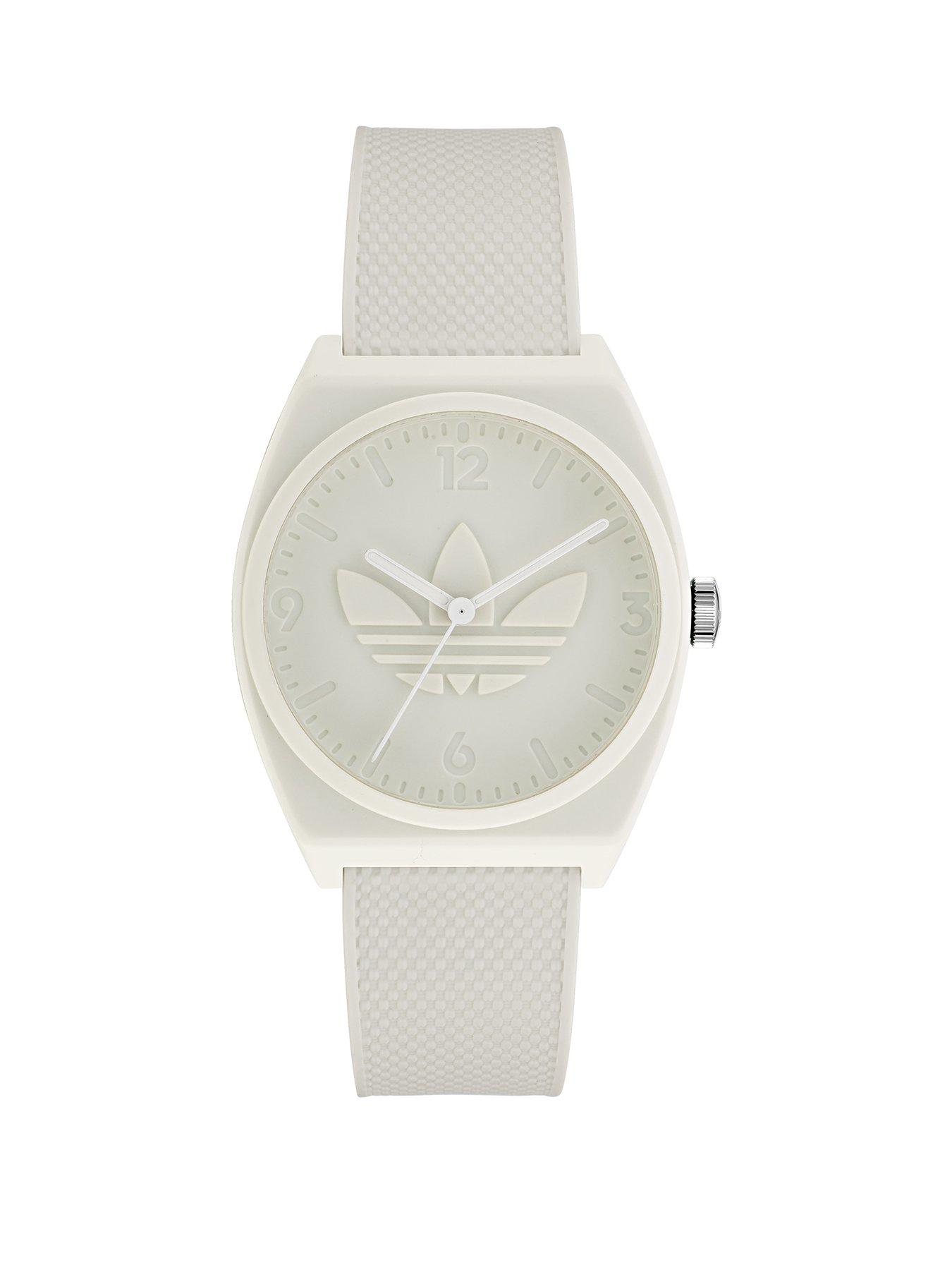Product photograph of Adidas Project Two Resin Unisex Watch from very.co.uk