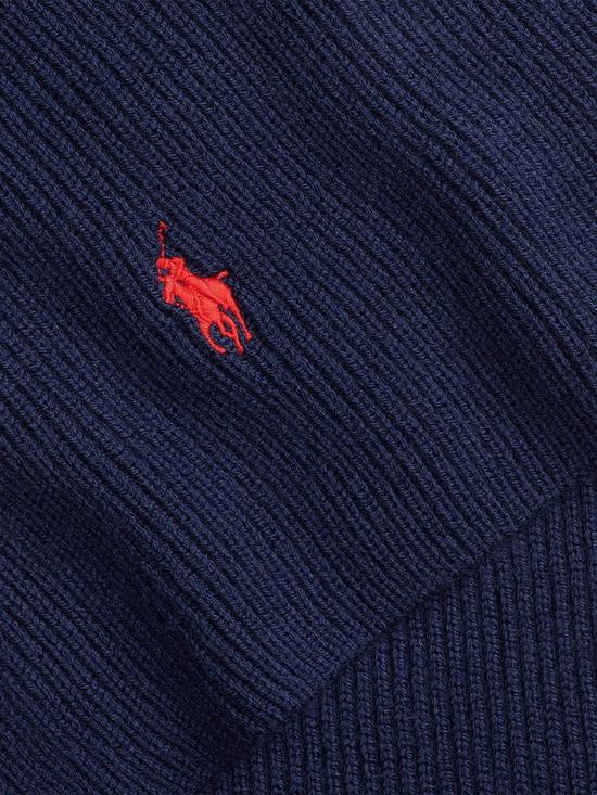back image of polo-ralph-lauren-merino-wool-knitted-scarf