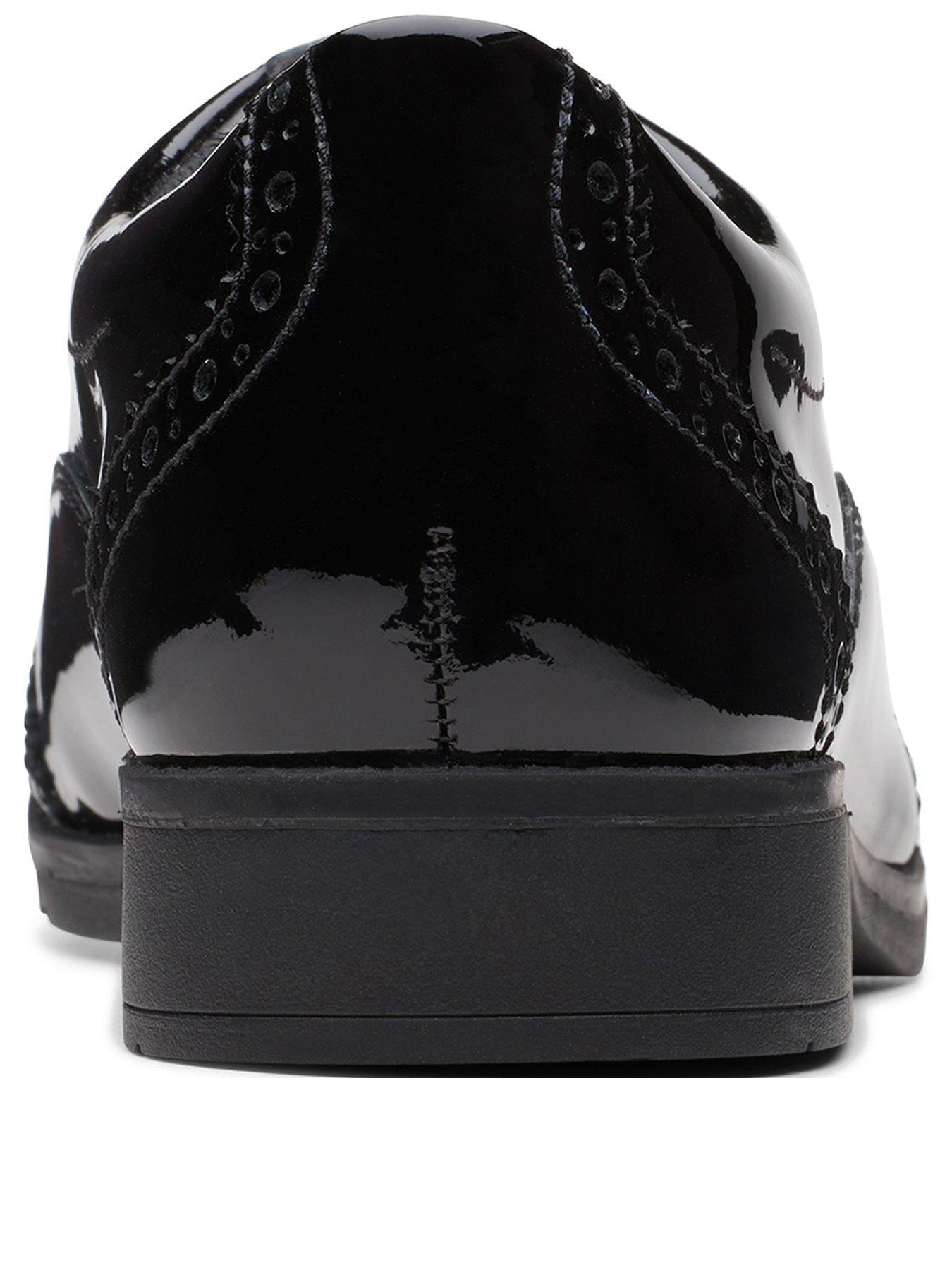 Image 2 of 6 of Clarks Youth Aubrie Tap Lace Up School Shoe