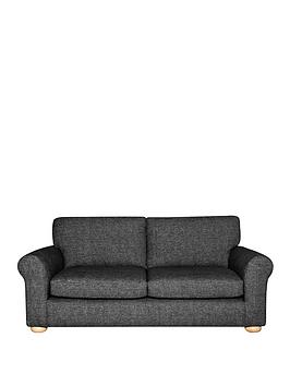 Product photograph of Very Home Bailey Fabric Sofa Bed - Charcoal from very.co.uk