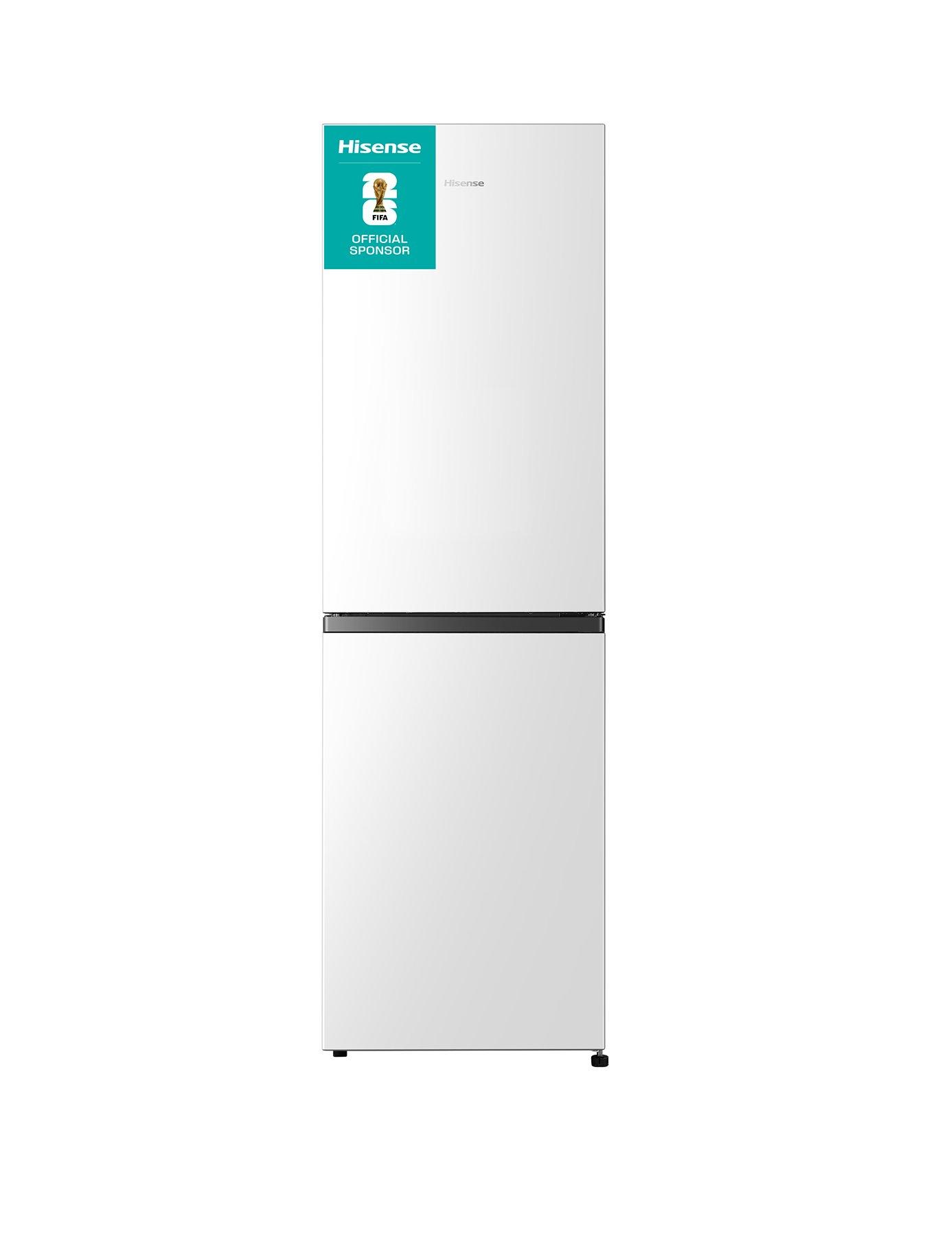 Hisense RB327N4BWE 55cm Wide Total No Frost Freestanding Fridge Freezer - White
