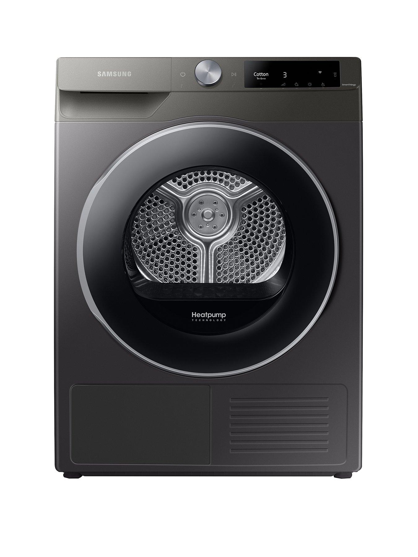 undefined Series 6 AI Energy DV90T6240LN/S1 with OptimalDry™ Heat Pump Tumble Dryer - 9kg Load A+++ Rated - Platinum Silver