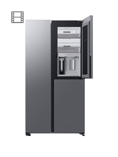 samsung-series-9-rh69b8931s9eu-american-fridge-freezer-with-beverage-centertrade-e-rated-matte-stainless