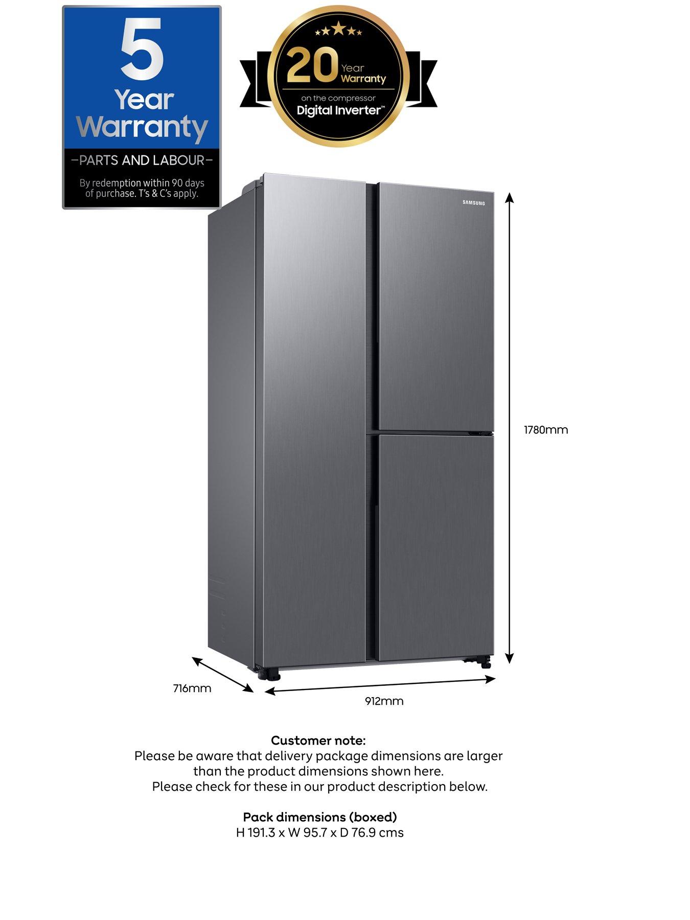Image 7 of 8 of Samsung Series 9 RH69B8931S9/EU American Fridge Freezer with Beverage Center&trade; - E Rated - Matte Stainless