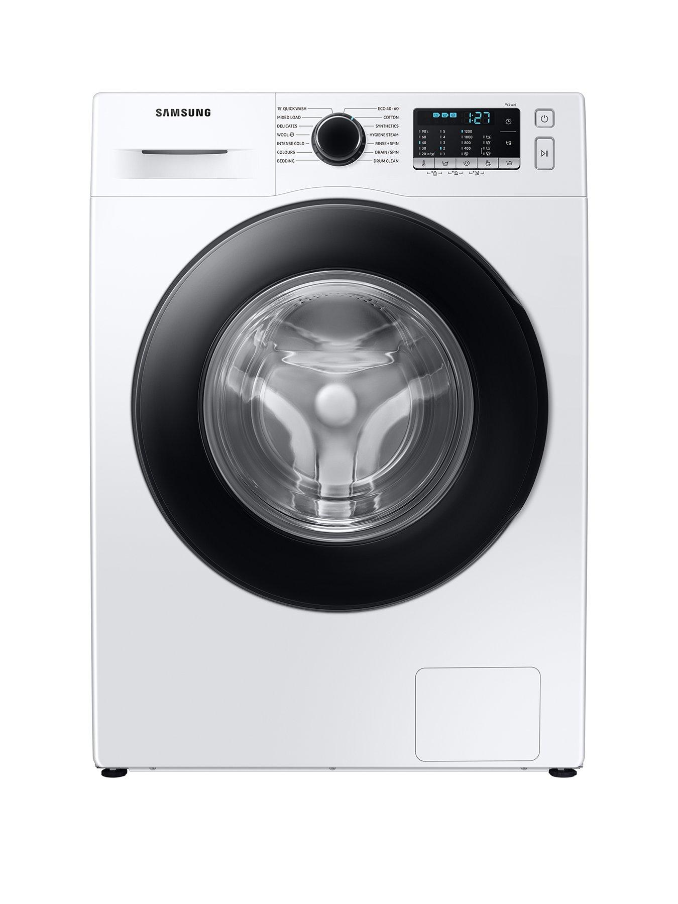 Product photograph of Samsung Series 5 Ww11bga046ae Eu Spacemax Washing Machine - 11kg Load 1400 Spin A Rated - White from very.co.uk