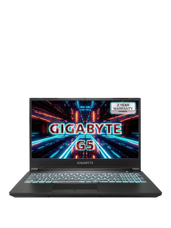 front image of gigabyte-g5-kc-gaming-laptop--156nbsp144hz-fhd-i5-10500h-rtx-3060-6gb-16gb-ram-512gb-ssd-gen-4-spare-m2-bay-spare-msata-bay-windowsnbsp11-home-2-year-warranty