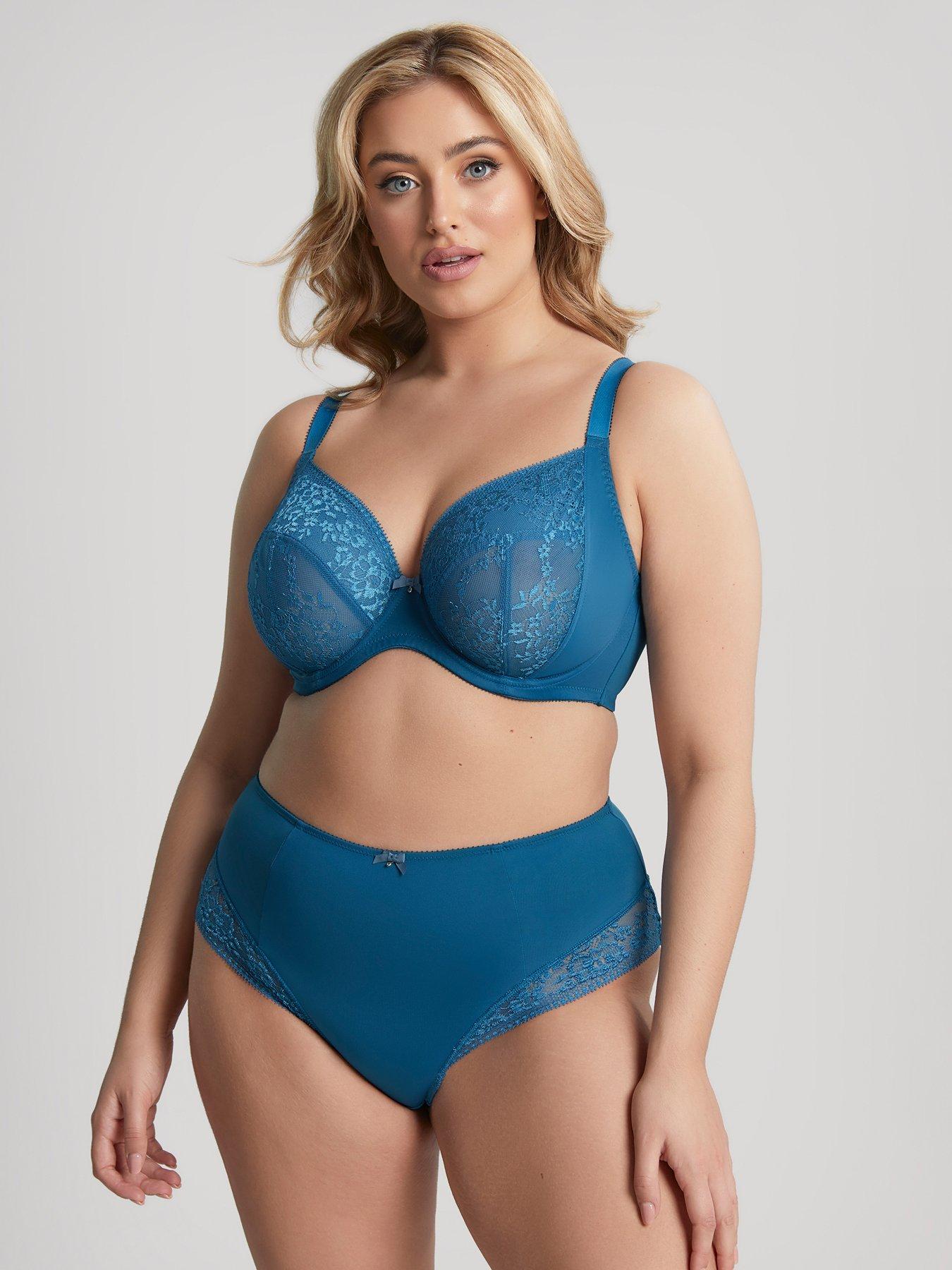 Sculptresse Roxie Plunge Bra - Atlantic Blue