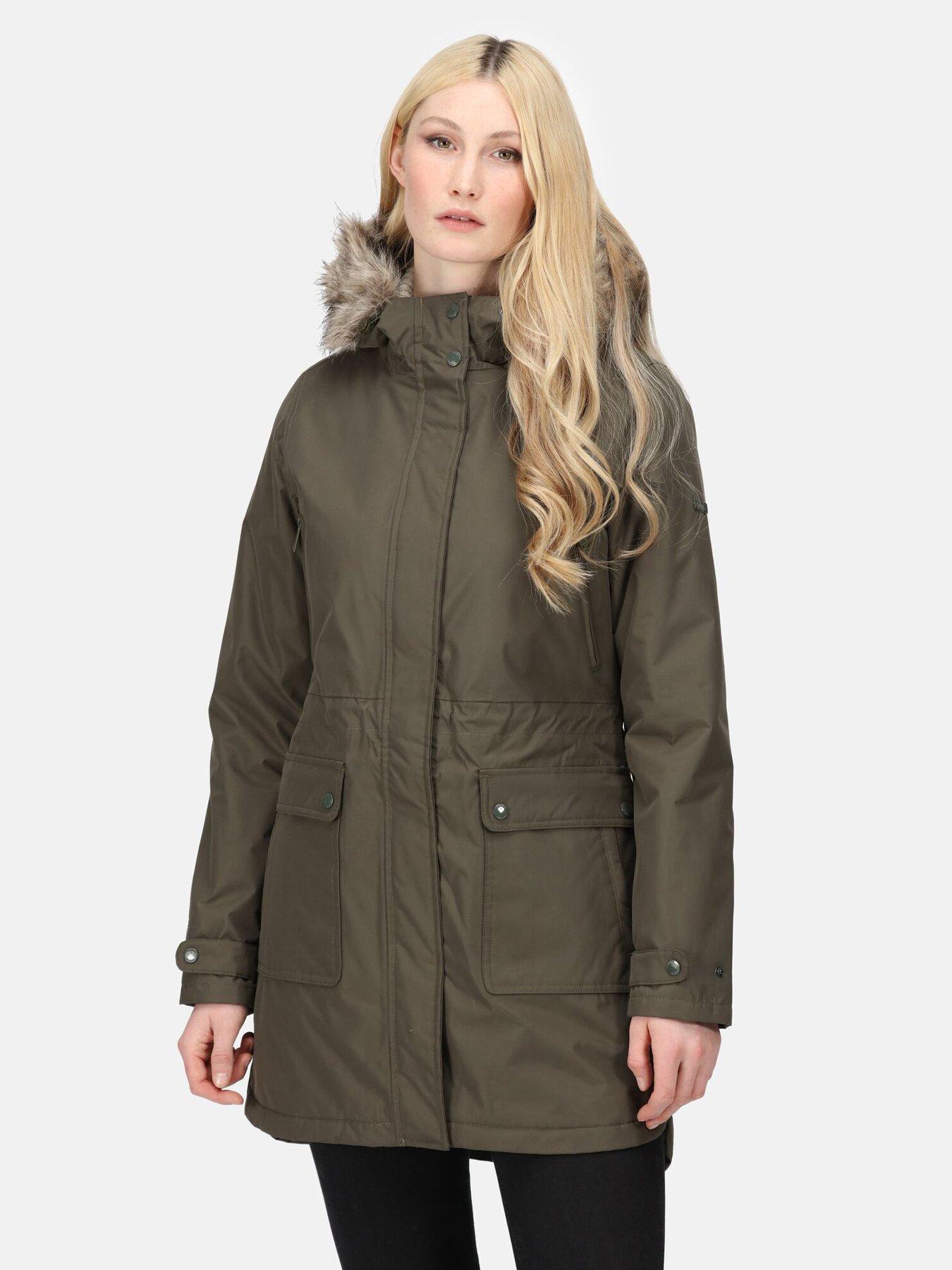 Regatta Sabinka Waterproof Insulated Jacket - Khaki | very.co.uk