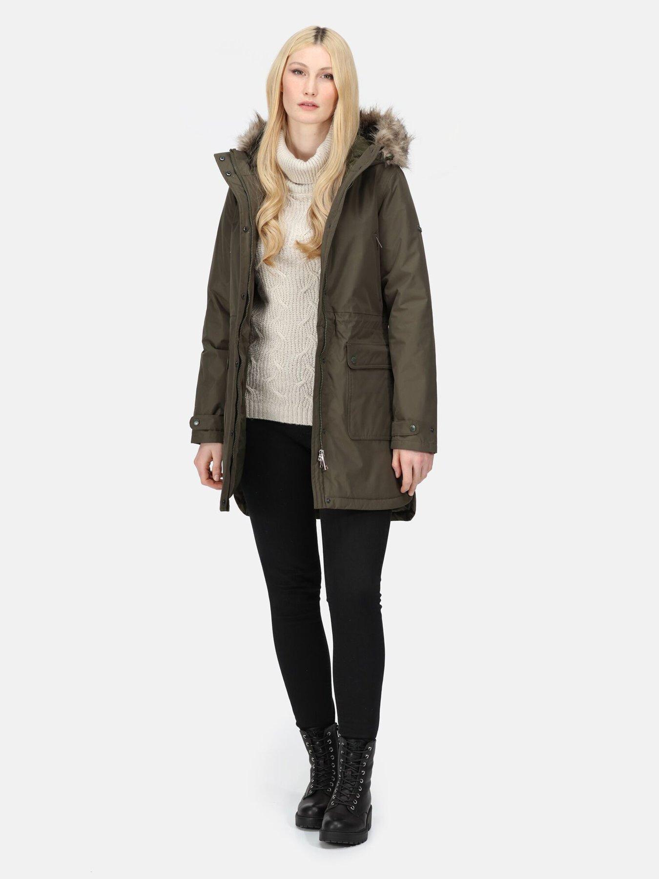 Image 3 of 6 of Regatta Sabinka Waterproof Insulated Jacket - Khaki