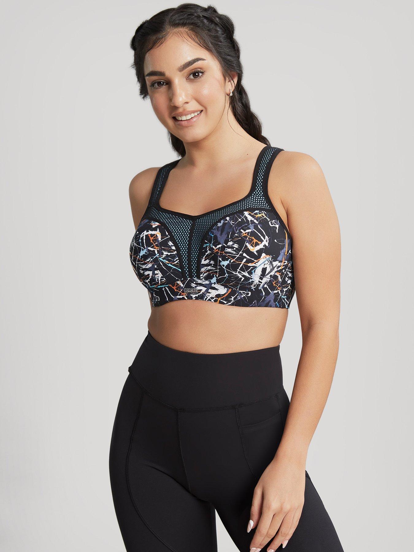 Panache Wired Sports Bra Abstract Pink
