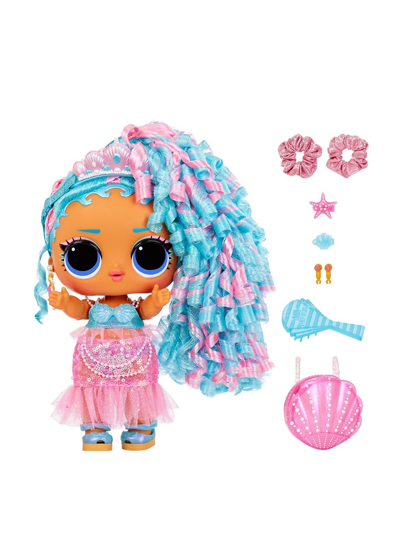 L.O.L Surprise! Big Baby Hair Hair Hair Doll - Splash Queen | very.co.uk