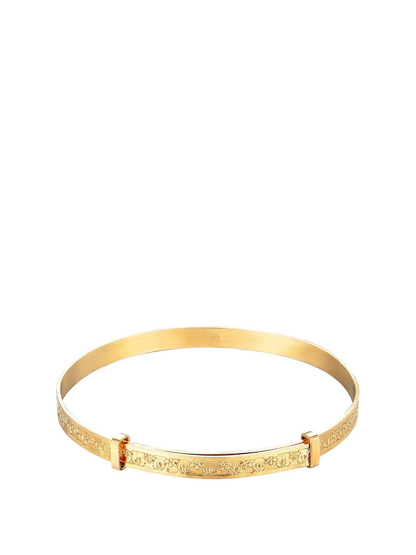 Silver gold hot sale plated bangles