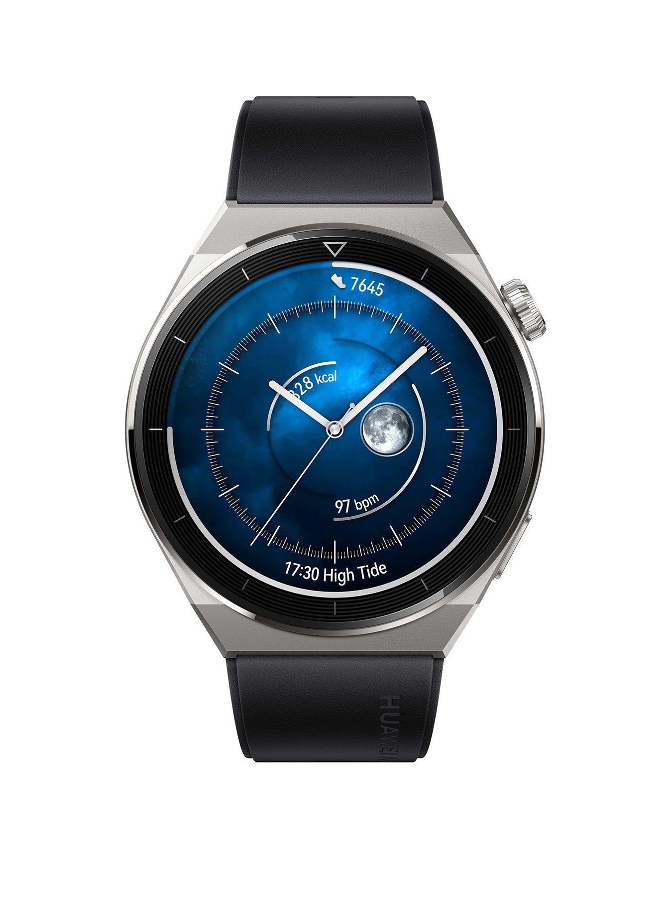 Huawei Watch GT3 Pro 46mm Black Strap | very.co.uk