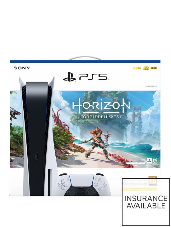 front image of playstation-5-disc-console-horizon-forbidden-west