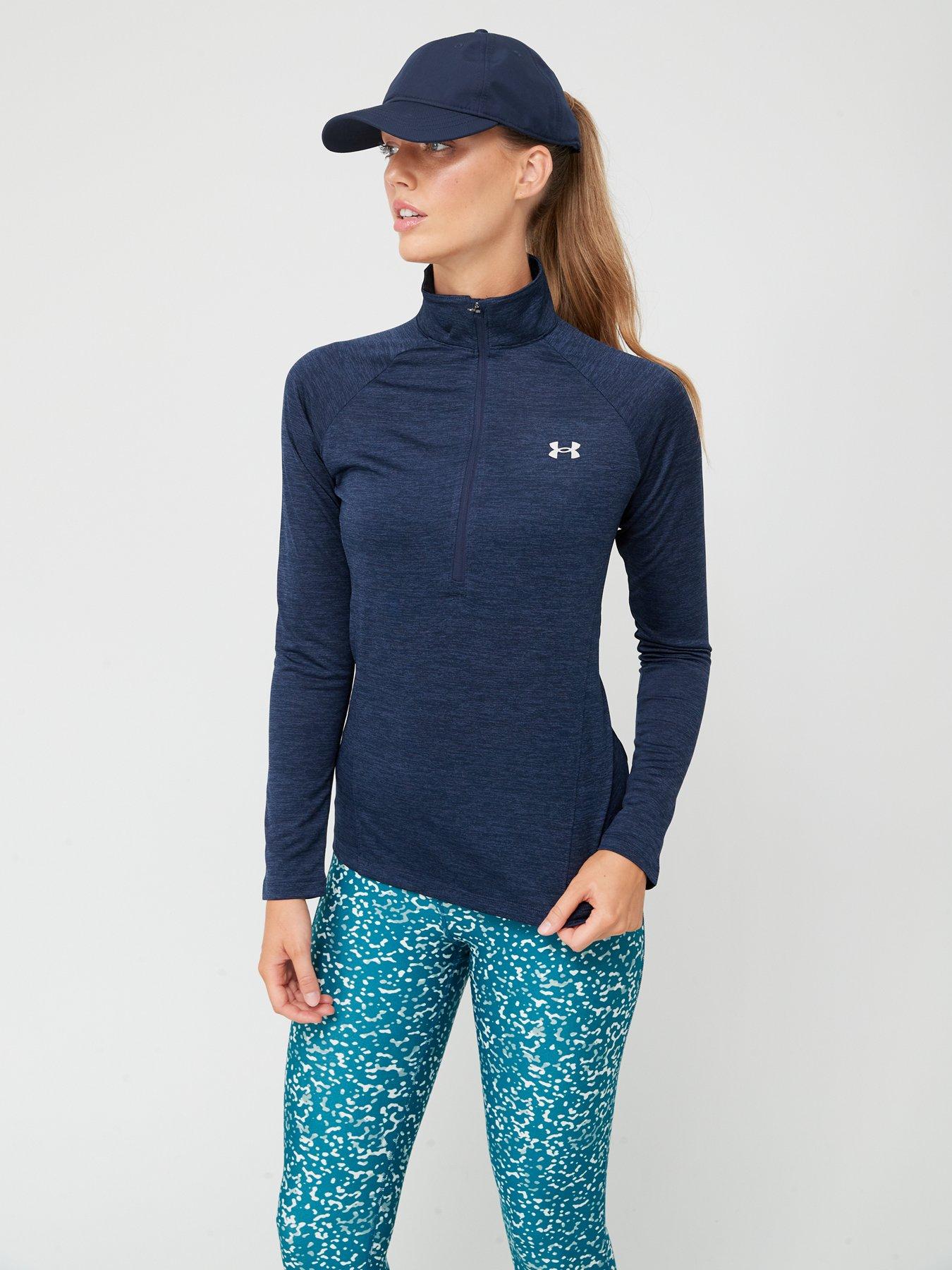 Navy under armour half hot sale zip