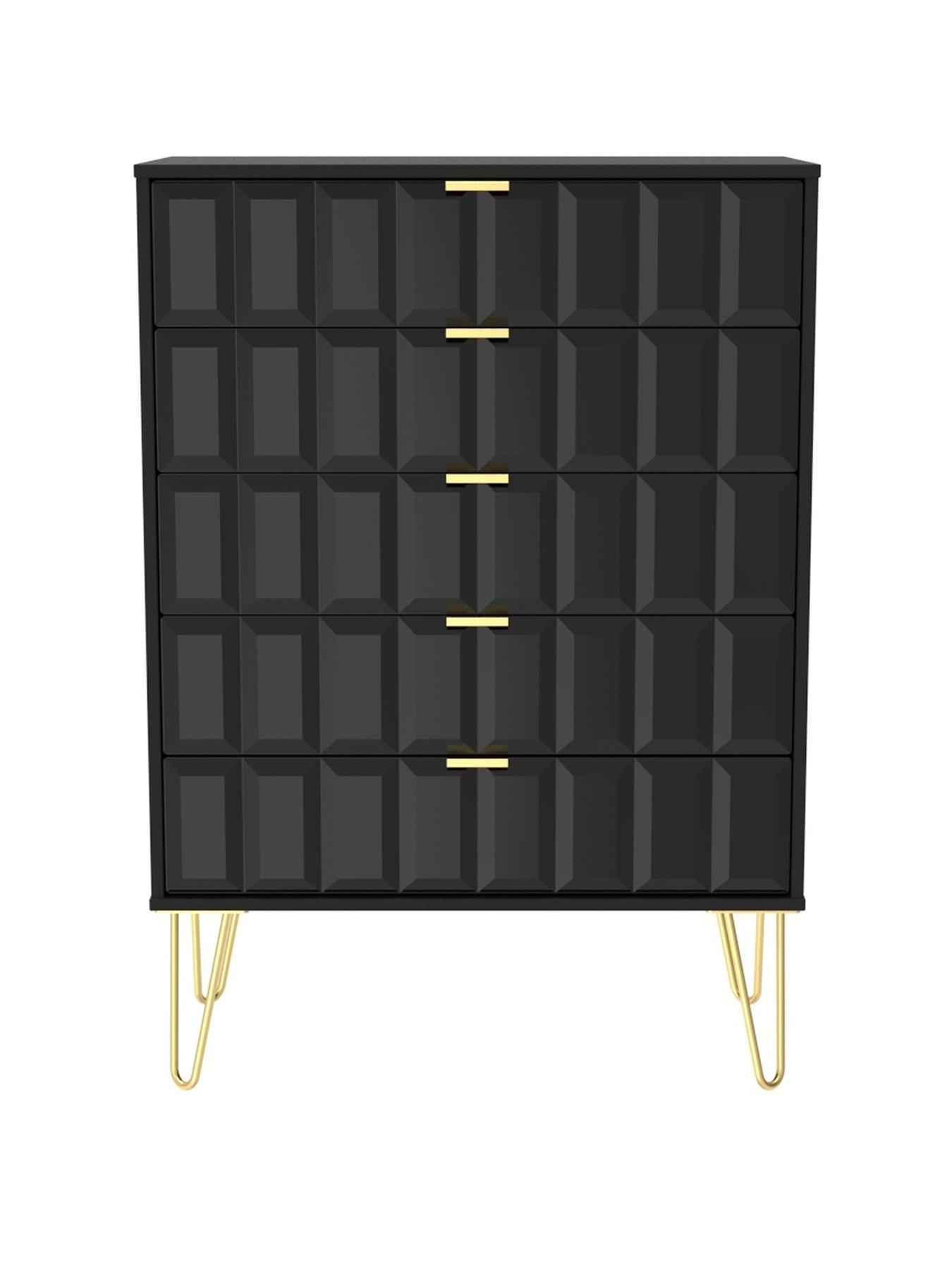 undefined Cube Ready Assembled 5 Drawer Chest - FSC® Certified