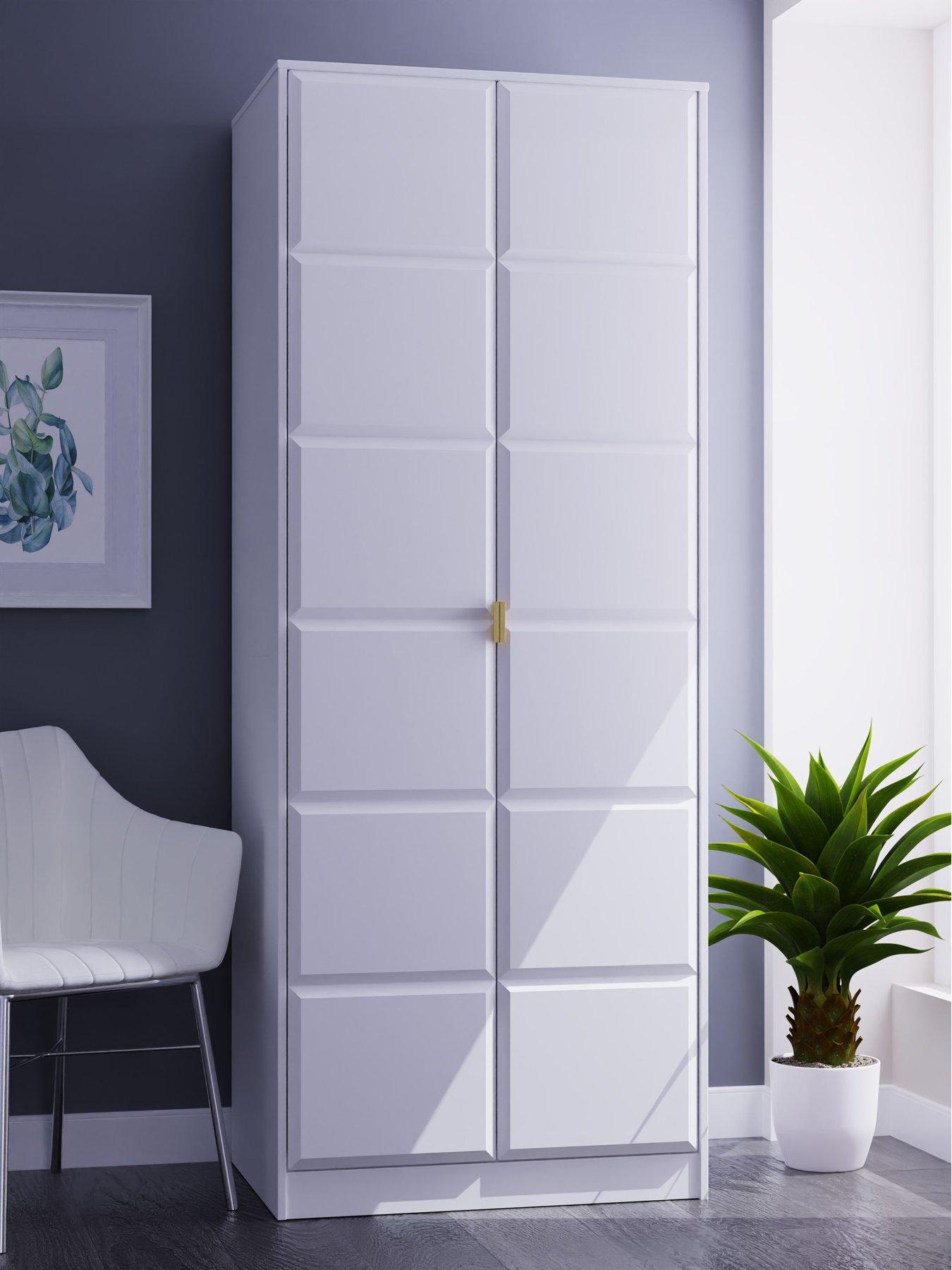 undefined Cube Ready Assembled 2 Door Wardrobe - FSC® Certified