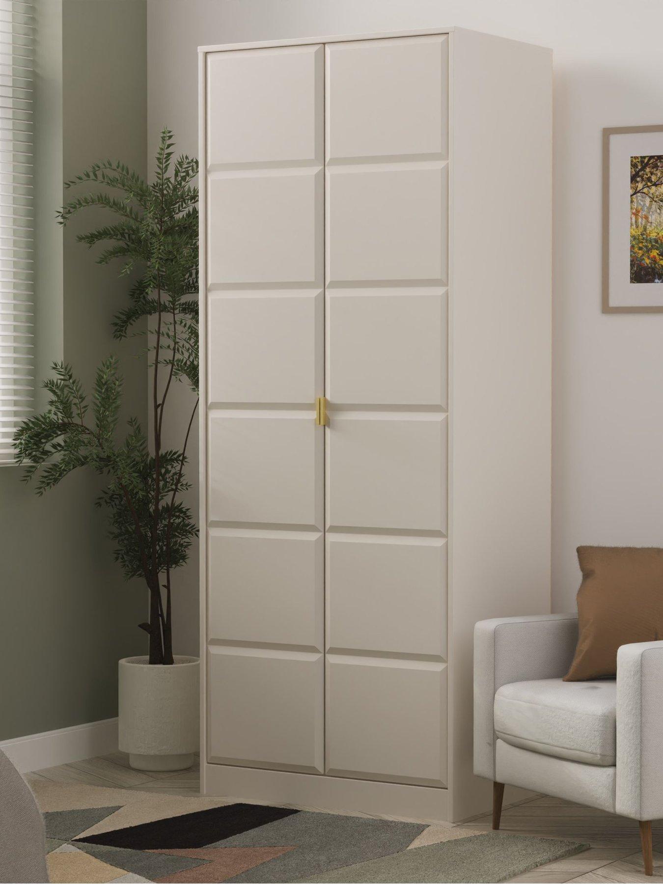 undefined Cube Ready Assembled 2 Door Wardrobe - FSC® Certified