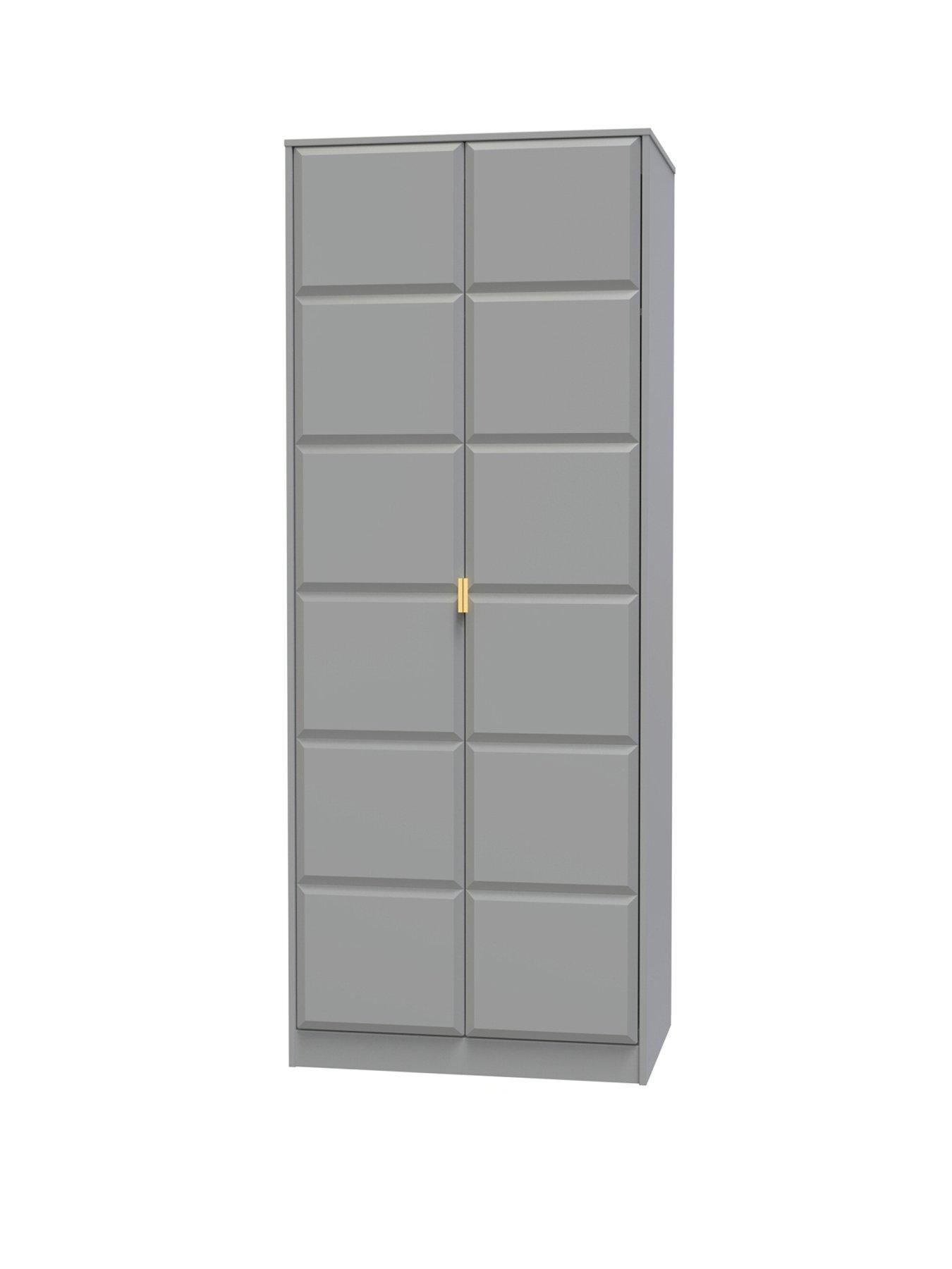 Image 3 of 8 of SWIFT Cube Ready Assembled 2 Door Wardrobe&nbsp;- FSC&reg; Certified