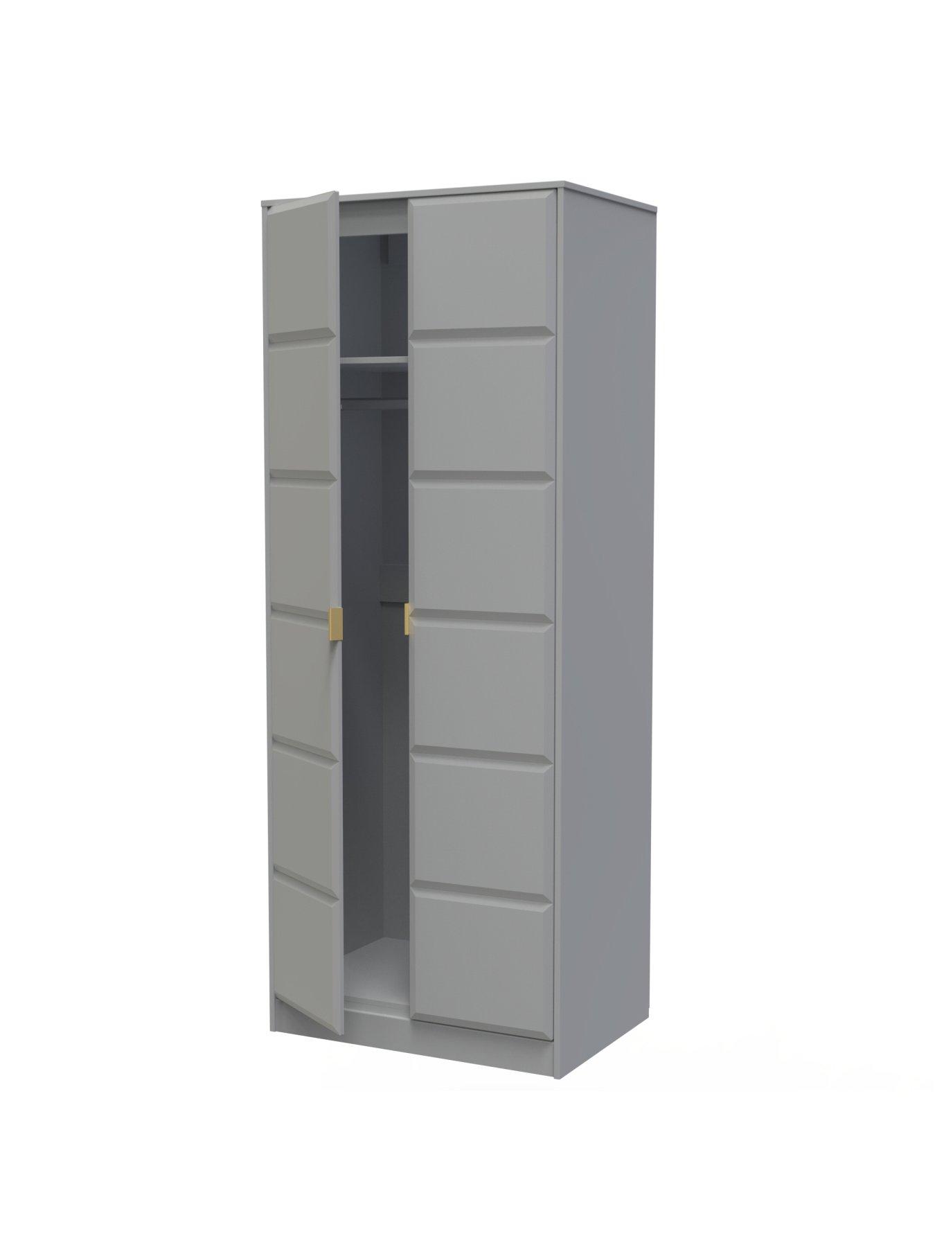 Image 6 of 8 of SWIFT Cube Ready Assembled 2 Door Wardrobe&nbsp;- FSC&reg; Certified