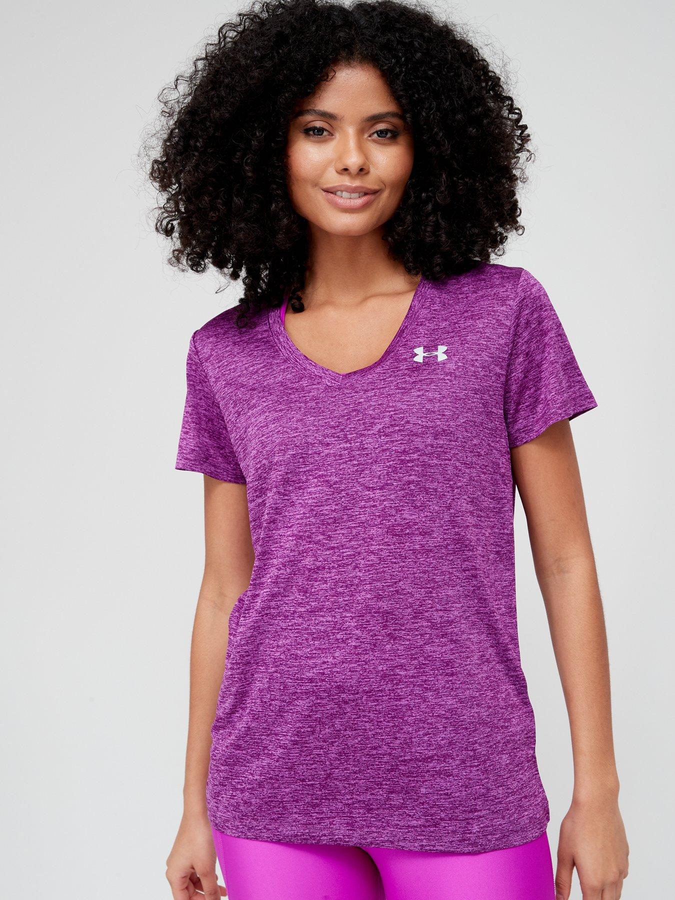 Purple Under armour | Tops & t-shirts | Women | www.very.co.uk