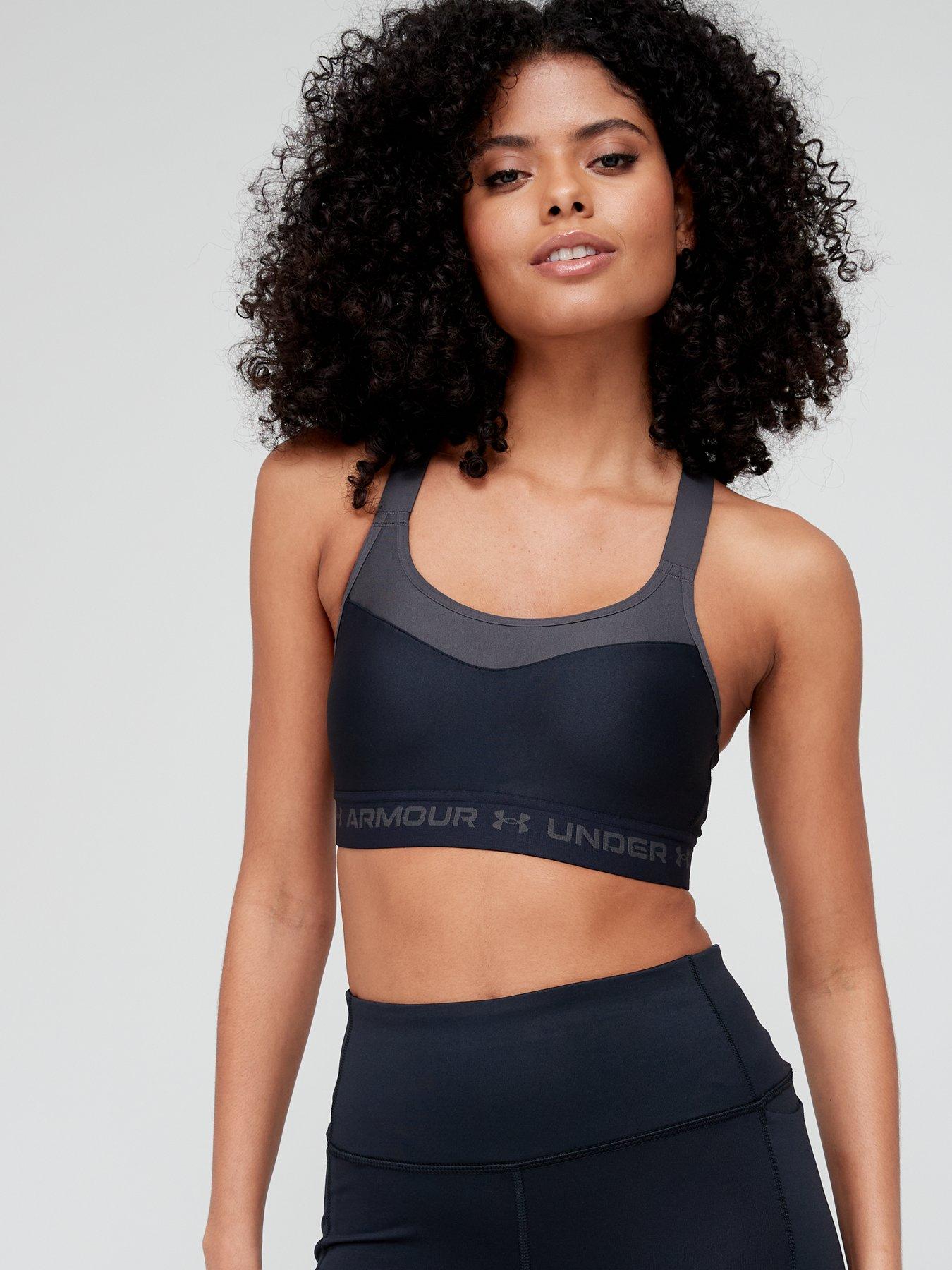 Under Armour Women's Seamless Low Impact Long Sports Bra - Black, Shop  Today. Get it Tomorrow!